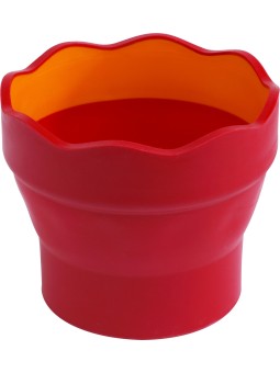 Faber-Castell Wasserbecher CLIC & GO · rot