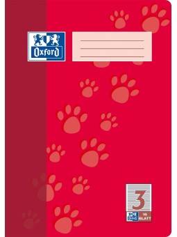 Oxford Schulheft A4 · Lineatur 3 · 90 g/m²  · 16 Blatt
