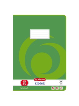 Herlitz Schulheft A4 · Lineatur 20 (blanko) · 80 g/m² · 16 Blatt