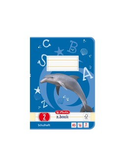 Herlitz Schulheft A5 · Lineatur 2 · 80 g/m² · 16 Blatt