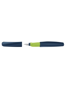 Pelikan Füllhalter Twist  P457 Farbe: blau/apple · Feder M · für Rechts- und Linkshänder universell