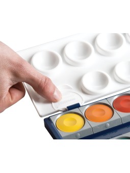 Pelikan Deckfarbkasten 735/K12 · mit 24 Farben + Deckweiß