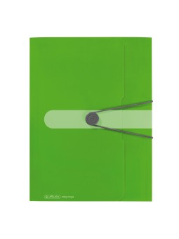 Herlitz Gummizugmappe A4 PP-Kunststoff · opak apfel easy orga to go