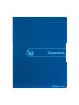 Herlitz Zeugnismappe A4 · 20 Hüllen · blau
