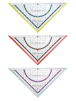 Herlitz Geometriedreieck my.pen · 25 cm mit Griff · Kunststoff · 1 Stück - Farbe zufällig