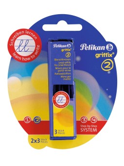 Pelikan Minen für griffix® Druckbleistift · Minenstärke 2 mm · schwarz · 3 Stück