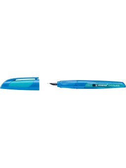 STABILO® Ergonomischer Schulfüller STABILO® EASYbuddy · dubkelblau/hellblau · Feder: M - Standard, L - Linkshänder