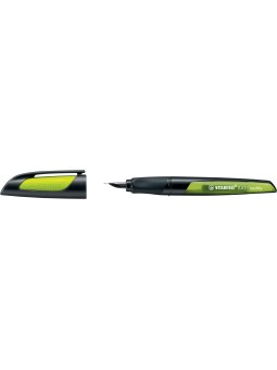 STABILO® Ergonomischer Schulfüller STABILO® EASYbuddy · schwarz/limette - Feder M