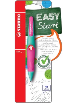STABILO® Ergonomischer Druckbleistift STABILO® EASYergo 1.4 · türkis/neonpink · Rechts-/Linkshänder