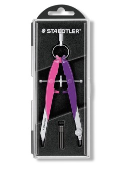 STAEDTLER® Zirkel Mars® comfort Präzisions-Geometriezirkel 556 00-N2 · 225 mm · 154 mm · Neon pink