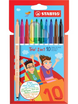 STABILO® Filzstift und Fineliner in einem STABILO® Trio® 2 in 1