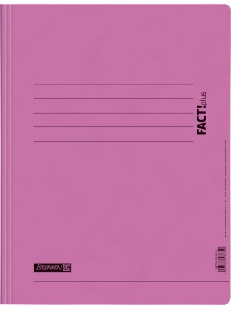 BRUNNEN Schnellhefter · DIN · A4 FACT!plus · Pappe extrastark 375g/m² · rosa
