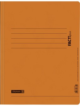 BRUNNEN Schnellhefter · DIN · A4 FACT!plus · Pappe extrastark 375g/m² · orange