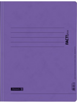 BRUNNEN Schnellhefter · DIN · A4 FACT!plus · Pappe extrastark 375g/m² · violett