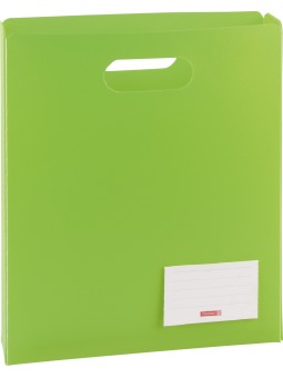 BRUNNEN Heftbox für DIN A4 · offen · transzulente PP-Folie · grün