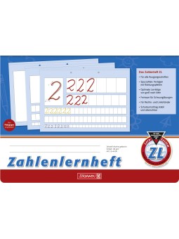 BRUNNEN Zahlenlernheft A4 quer · Lineatur ZL · 80 g/m²