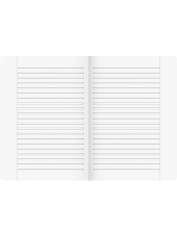 BRUNNEN Doppelheft · DIN A4 · Vivendi · Lineatur 3R  · 90 g/m² · 32 Blatt