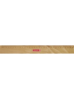 BRUNNEN Lineal 30cm Holz