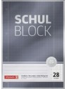 BRUNNEN Schulblock · DIN A4 · Lineatur 28 · 50 Blatt · Premium