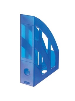 Herlitz Stehsammler · classic · blau transluzent