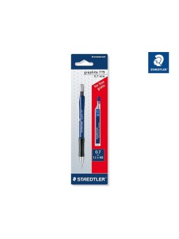 STAEDTLER® Druckbleistift · Druckbleistift 779 07 + Minen · 0 ·7 mm · Mine HB