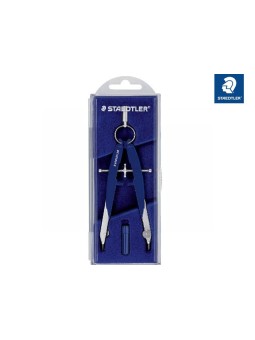 STAEDTLER® Zirkel Mars® comfort Präzisions-Geometriezirkel 556 00 · 225 mm · 154 mm · blau/silber