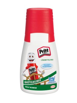Pritt Bastelkleber Mr. Pritt · ohne Lösungsmittel · Kunststoff-Flasche mit 50 g