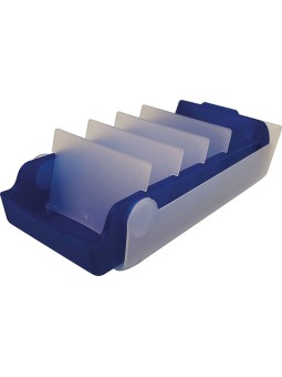 helit · Lernkarteikasten · "the beebox" · DIN A8 · blau