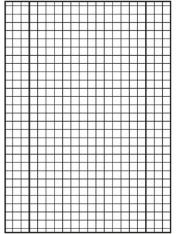 Landré Landré Schulblock · A4 · 50 Blatt · Lineatur 28 · kariert · Doppelrand