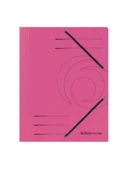 Herlitz Einschlagmappe / Jurismappe Colorspan · mit Gummizug · Colorspan-Karton, 355 g/qm · fuchsia