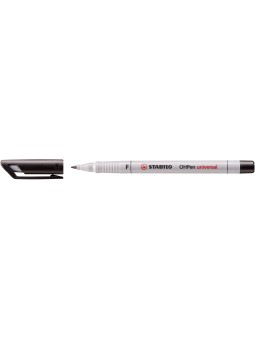 STABILO® Folienstift STABILO® OHPen universal · Fein (F) 0,7 mm · wasserlöslich · schwarz