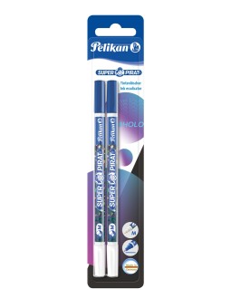 Pelikan Tintenlöschstift Super Pirat · 850M/2/B Shine · M -Multispitze · 2 Stück