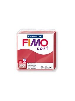 FIMO® soft ofenhärtende STAEDTLER® Modelliermasse - 57g - kirschrot - 8020-26