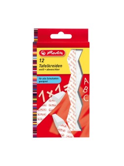 Herlitz Tafelkreide · weiß · 12 Stück