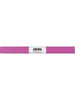 heyda Krepppapier · Bastelkrepp · 50 x 250cm · pink  · farbfest
