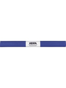 heyda Krepppapier · Bastelkrepp · 50 x 250cm · königsblau · farbfest