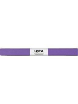 heyda Krepppapier · Bastelkrepp · 50 x 250cm · hellviolett · farbfest