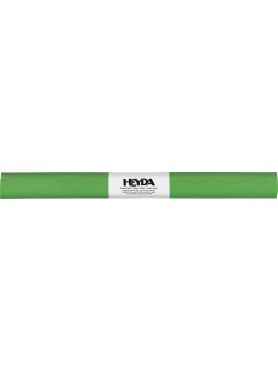 heyda Krepppapier · Bastelkrepp · 50 x 250cm · grün · farbfest