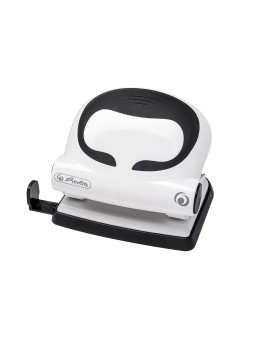 herlitz ergonomischer Bürolocher ·  2.0 mm für 20 Blätter · schwarz/weiß