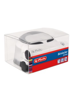 herlitz ergonomischer Bürolocher ·  2.0 mm für 20 Blätter · schwarz/weiß