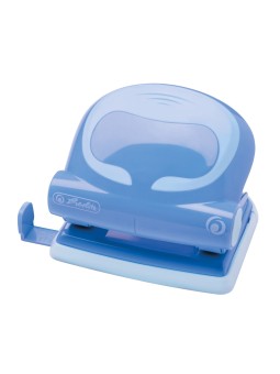 herlitz ergonomischer Bürolocher ·  2.0 mm für 20 Blätter · blau · batic blue