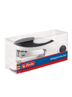 herlitz Heftgerät · kleine Klammern 24/6 · bis 15 Blätter · schwarz/weiß
