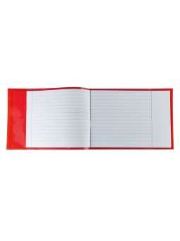 HERMA Heftschoner · PP·  A5 quer · transparent -rot