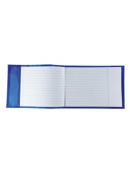 HERMA Heftschoner · PP·  A5 quer · transparent -blau