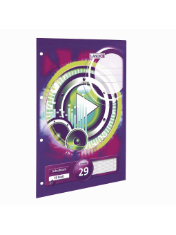 Landré Schulblock · A4 · 50 Blatt · Lineatur 29 · rautiert · Doppelrand