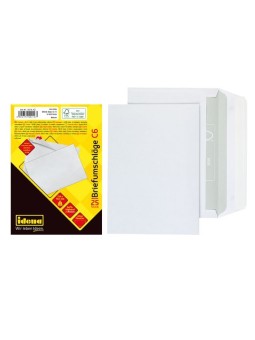Briefumschlag, Versandtasche DIN lang · mit Haftklebung · weißes Papier · 25 Stück