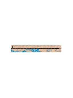 BRUNNEN Lineal 17cm Holz