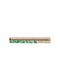 BRUNNEN Lineal 17cm Holz