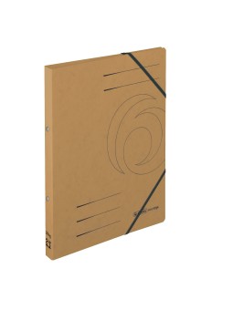 Herlitz Ringbuch / Ringhefter · Quality-Karton · A4 · schmal · braun
