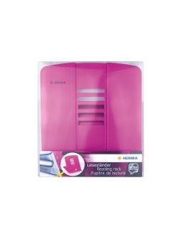 HERMA Leseständer · zusammenklappbar · pink